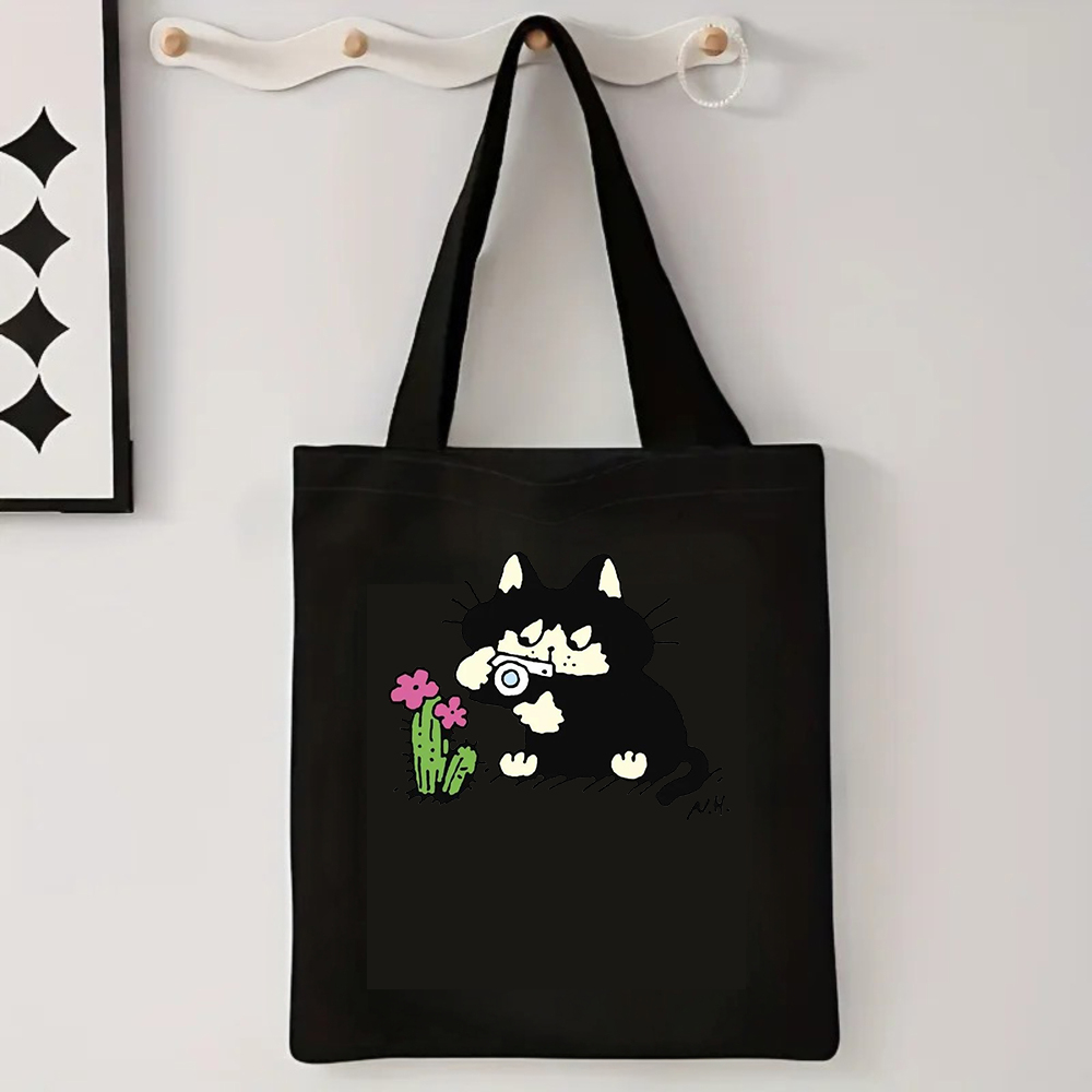 분홍색 모자를 쓴 강아지 수채화 토트백 우아한 애완동물 - Tote Bag Canvas Print 리뷰 및 가격
