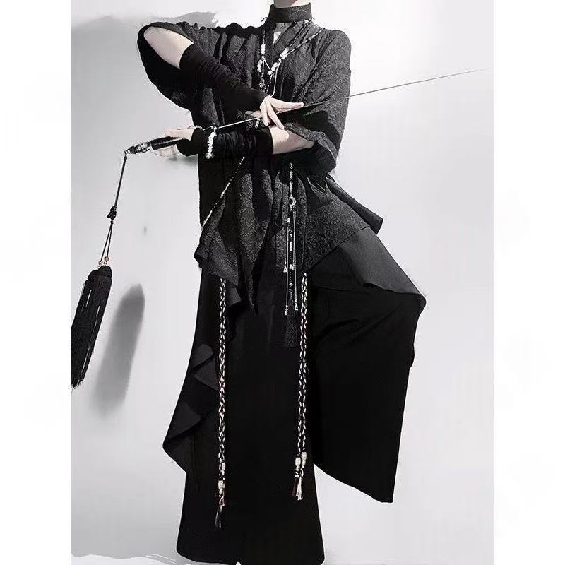 빈티지 스트리트 트렌디 Y2K 패션 의류 자카드 니치  - Street Fashion In Chinese 리뷰 및 가격