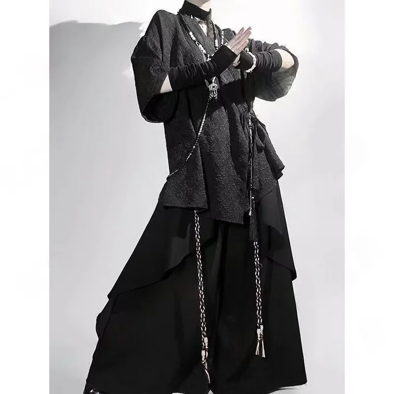 빈티지 스트리트 트렌디 Y2K 패션 의류 자카드 니치  - Street Fashion In Chinese 리뷰 및 가격