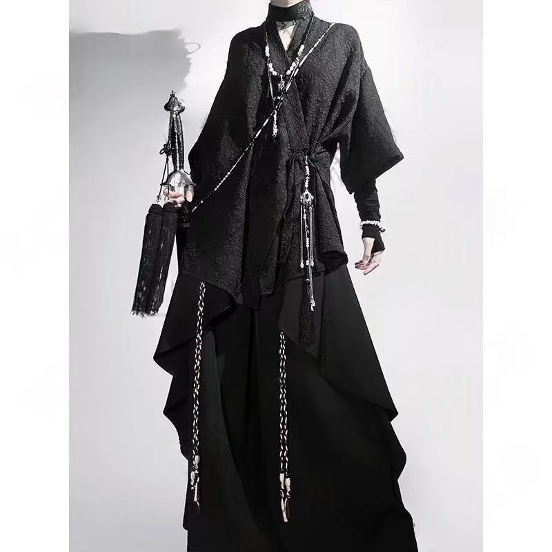 빈티지 스트리트 트렌디 Y2K 패션 의류 자카드 니치  - Street Fashion In Chinese 리뷰 및 가격