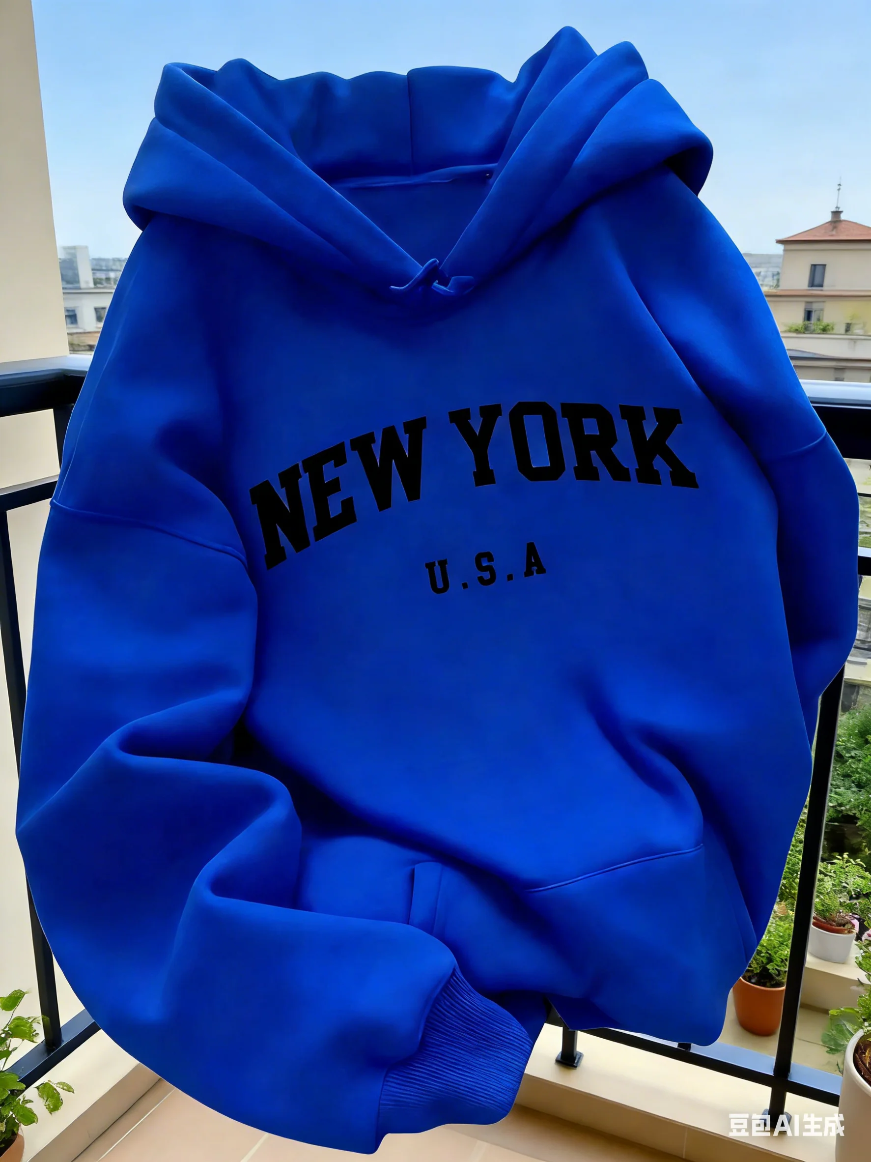 여성용 후드 스웨트 캐주얼 컷 뉴욕 미국 레터링 스웨터 - High Street Fashion New York 리뷰 및 가격