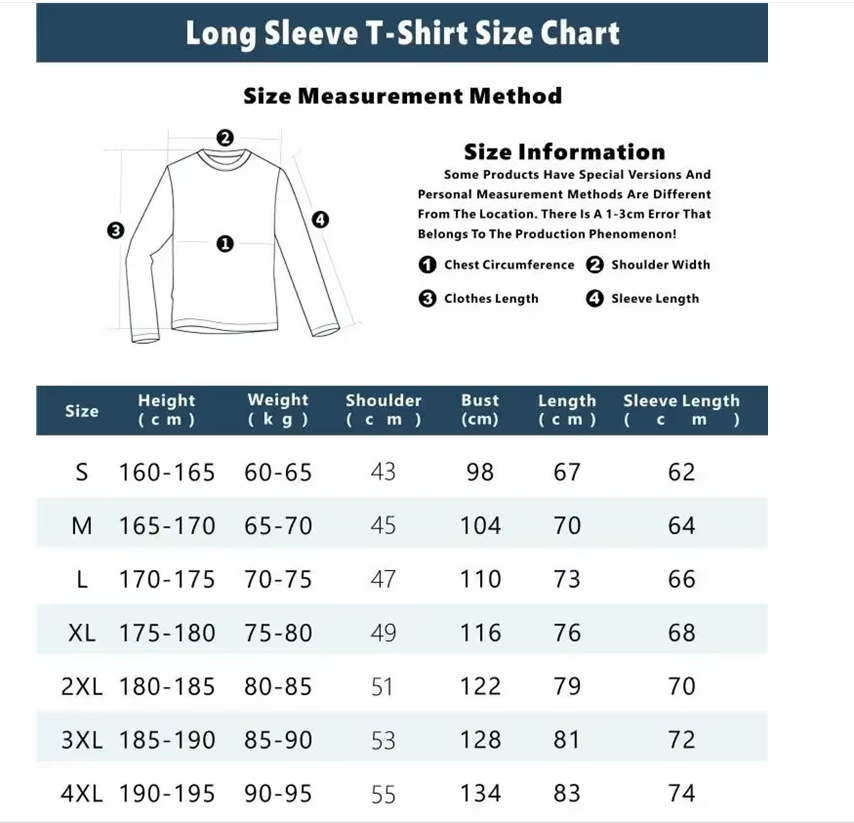 다크 레트로 애니메이션 스타일 풀 프린트 긴팔 티셔츠  - Street Fashion Tshirt 리뷰 및 가격