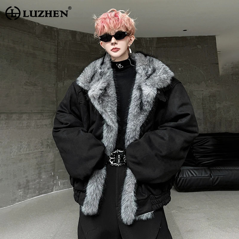 루젠 2025 겨울 신상 고품질 두꺼운 따뜻한 인조 모 - Street Fashion In Chinese 리뷰 및 가격