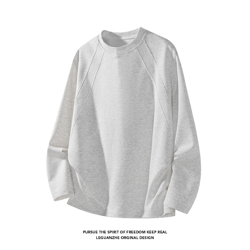 남성 패션 래글런 심 크루넥 긴소매 티셔츠 오버사이즈  - Street Fashion Tshirt 리뷰 및 가격