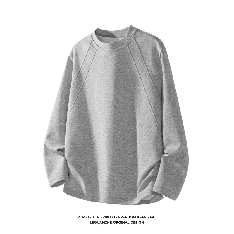 남성 패션 래글런 심 크루넥 긴소매 티셔츠 오버사이즈  - Street Fashion Tshirt 리뷰 및 가격