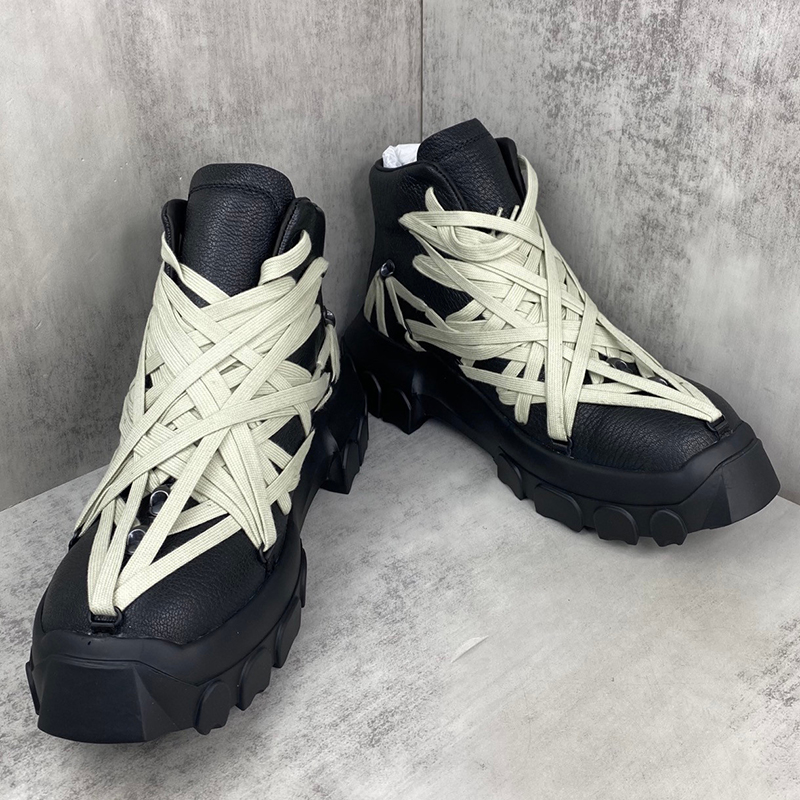 남성 명품 패션 펑크 고딕 오리지널 가죽 부츠 블랙 디 - Street Fashion Designers 리뷰 및 가격